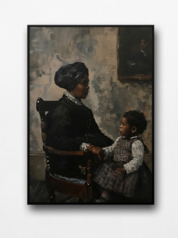 Framed poster - Histoire - Accueil | Oueso - Contemporary Afro Art