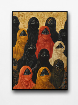 Affiche encadrée - Sankofa - Accueil | Oueso - Art Afro Contemporain