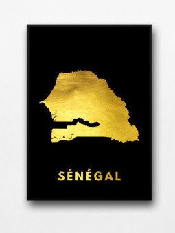 Affiche encadrée - Sénégal - Accueil | Oueso - Art Afro Contemporain