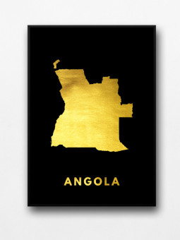 Affiche encadrée - Angola - Accueil | Oueso - Art Afro Contemporain