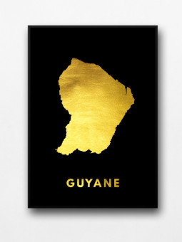 Affiche encadrée - Guyane - Accueil | Oueso - Art Afro Contemporain
