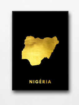 Affiche encadrée - Nigeria - Accueil | Oueso - Art Afro Contemporain