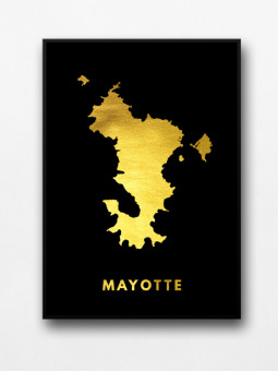 Affiche encadrée - Mayotte - Accueil | Oueso - Art Afro Contemporain