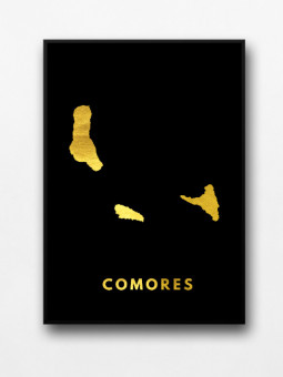 Affiche encadrée - Comores - Accueil | Oueso - Art Afro Contemporain