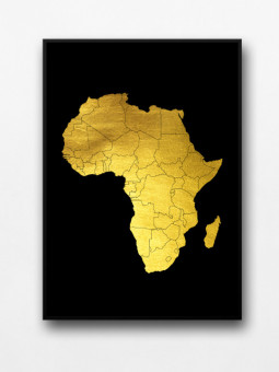 Affiche encadrée - Afrique - Accueil | Oueso - Art Afro Contemporain