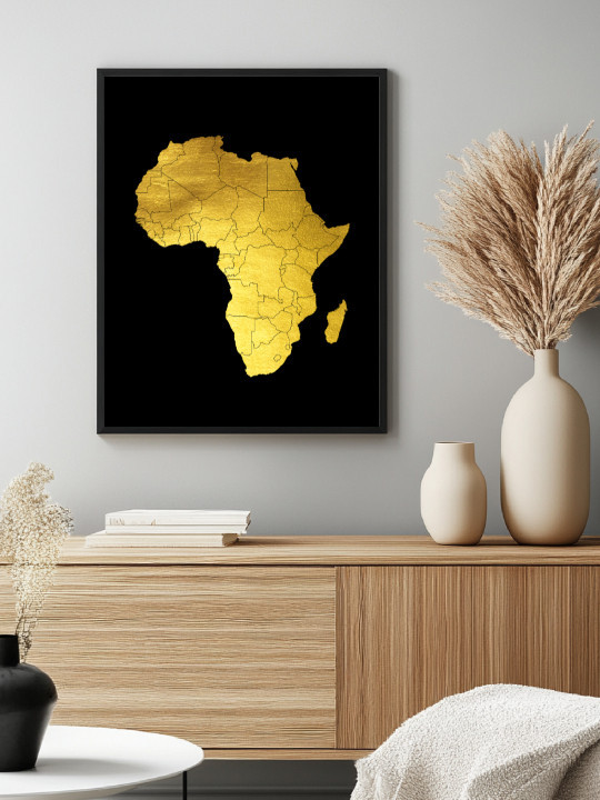 Affiche encadrée - Afrique-Accueil-OUESO