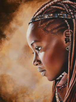 Poster - Woman tribe - Accueil | Oueso - Contemporary Afro Art