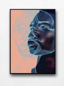 Framed posters - Jabari - Accueil | Oueso - Contemporary Afro Art