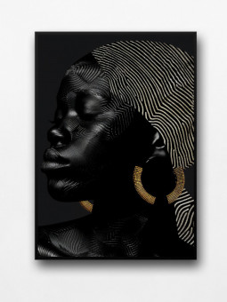 Framed poster - Niagale - Accueil | Oueso - Contemporary Afro Art