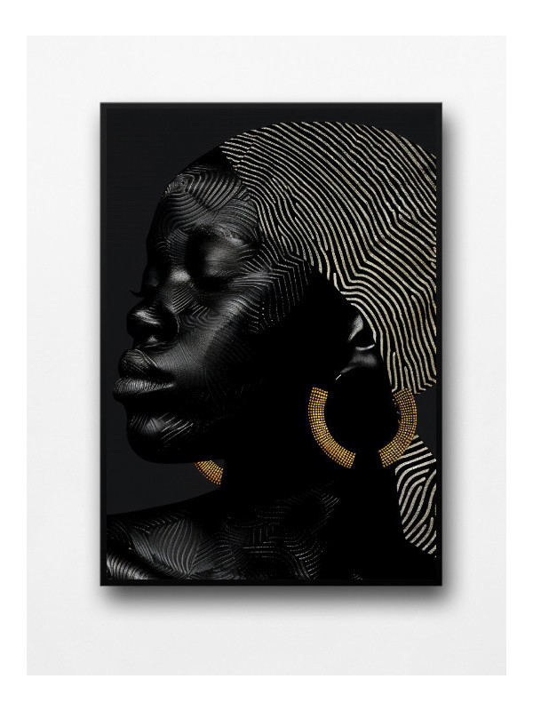 Affiche encadrée - Niagale - Accueil | Oueso - Art Afro Contemporain