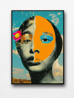 Affiche encadrée - Maloya - Accueil | Oueso - Art Afro Contemporain
