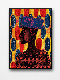 Framed posters - Two side - Accueil | Oueso - Contemporary Afro Art