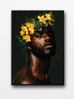 Affiche encadrée - Kimpa - Accueil | Oueso - Art Afro Contemporain