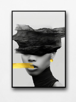 Affiche encadrée - Rafiki - Accueil | Oueso - Art Afro Contemporain
