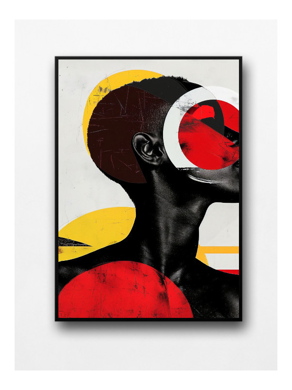 Framed posters - Ousmane - Accueil | Oueso - Contemporary Afro Art