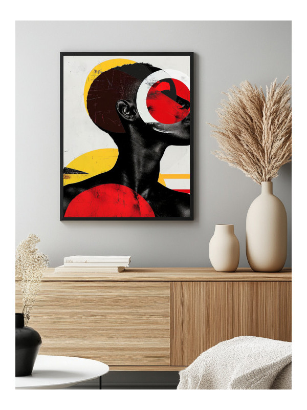 Framed posters - Ousmane - Accueil | Oueso - Contemporary Afro Art
