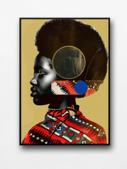 Affiche encadrée - Pride - Accueil | Oueso - Art Afro Contemporain