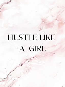Affiche - Hustle like a girl - Accueil | Oueso - Art Afro Contemporain