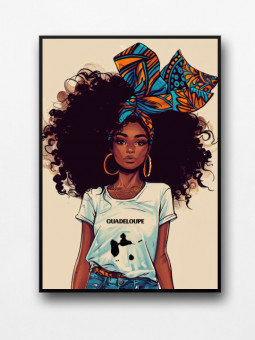Framed poster - Miss Guadeloupe - Accueil | Oueso - Contemporary Af...