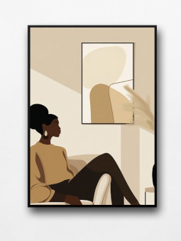 Framed posters - Living room - Accueil | Oueso - Contemporary Afro Art