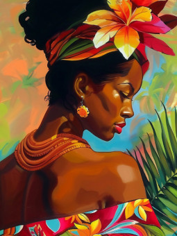 Affiche - Goldee - Accueil | Oueso - Art Afro Contemporain
