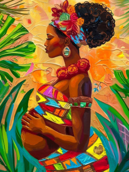 Affiche - Lucie - Accueil | Oueso - Art Afro Contemporain