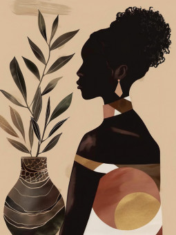 Affiche - Patricia - Accueil | Oueso - Art Afro Contemporain