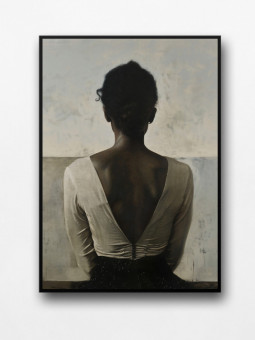 Framed poster - Manon - Accueil | Oueso - Contemporary Afro Art