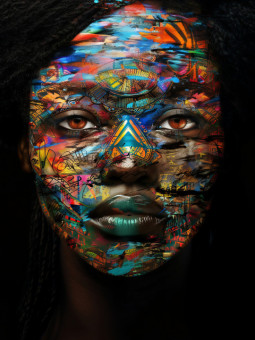 Affiche - Biky - Accueil | Oueso - Art Afro Contemporain