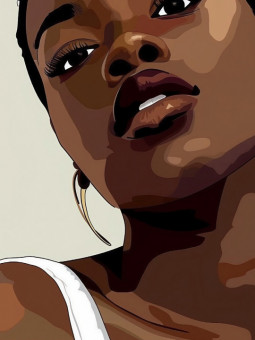 Affiche - Paola - Accueil | Oueso - Art Afro Contemporain