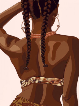 Affiche - Maloe - Accueil | Oueso - Art Afro Contemporain