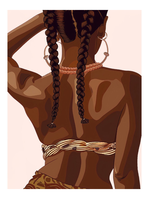 Poster - Maloe - Accueil | Oueso - Contemporary Afro Art