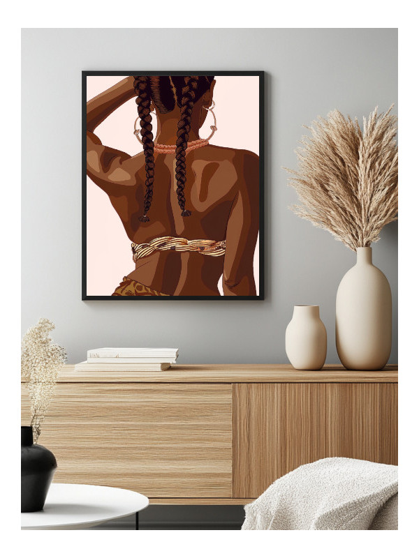 Poster - Maloe - Accueil | Oueso - Contemporary Afro Art