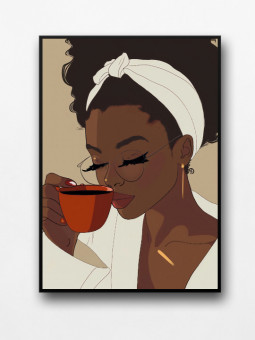 Framed posters - Lindsey - Accueil | Oueso - Contemporary Afro Art