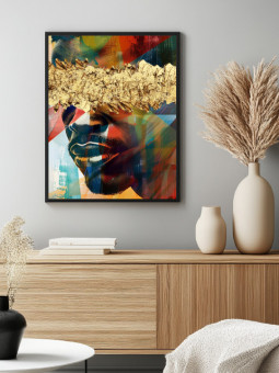 Framed posters - Ojiking - Accueil | Oueso - Contemporary Afro Art