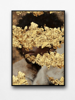 Affiche encadrée - Sumaya - Accueil | Oueso - Art Afro Contemporain