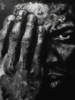 Poster - One eye - Accueil | Oueso - Contemporary Afro Art