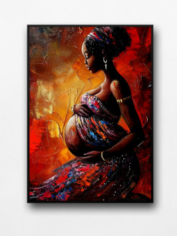 Affiche encadrée - Nine months - Accueil | Oueso - Contemporary Afr...