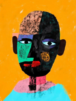 Affiche - African Mobi - Accueil | Oueso - Art Afro Contemporain