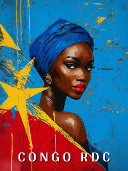 Affiche - Congo RDC Art - Accueil | Oueso - Art Afro Contemporain