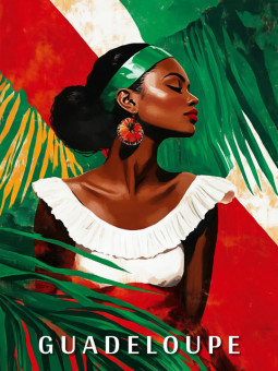Affiche - Guadeloupe Art - Accueil | Oueso - Art Afro Contemporain