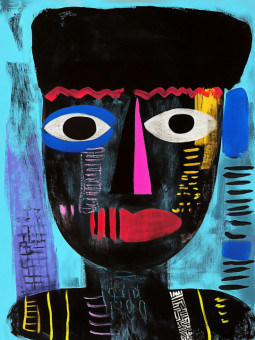 Affiche - Zogoto - Accueil | Oueso - Art Afro Contemporain