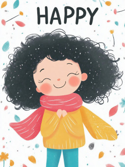 Affiche - Happy mimi - Accueil | Oueso - Art Afro Contemporain