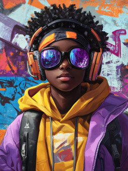 Affiche - Jay - Accueil | Oueso - Art Afro Contemporain