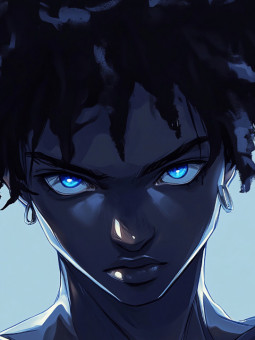 Poster - Otaku - Accueil | Oueso - Contemporary Afro Art