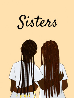 Affiche - Sisters - Accueil | Oueso - Art Afro Contemporain