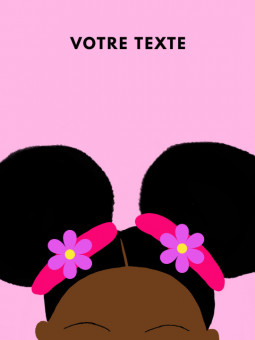 Affiche personnalisée - Little girl - Accueil | Oueso - Art Afro Co...