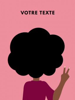 Affiche personnalisée - Little afro - Accueil | Oueso - Art Afro Co...