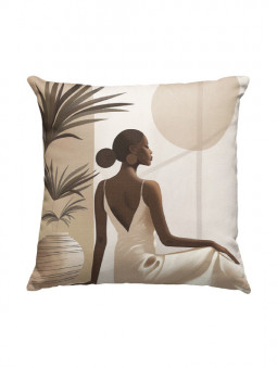 Cushion - Femme africaine - Accueil | Oueso - Contemporary Afro Art