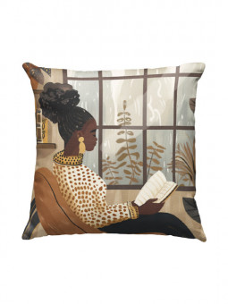 Cushion - Lecture - Accueil | Oueso - Contemporary Afro Art